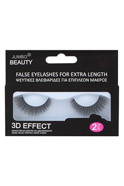OEM Gene false Jumbo Beauty cu efect 3D - 2 bucăți