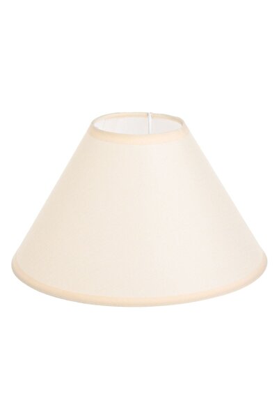 OEM Abajur bej 8x14x21cm - Ideal pentru becuri E14