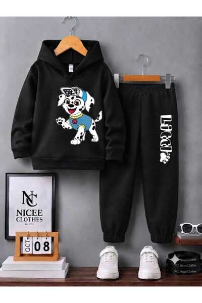 NC Nicee Clothes Παιδικό Σετ Φόρμας Unisex (Με Καπέλο, Μεγάλο Σχέδιο Σκύλου, ...