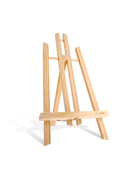 OEM Șevalet de masă din lemn, înălțime 40 cm