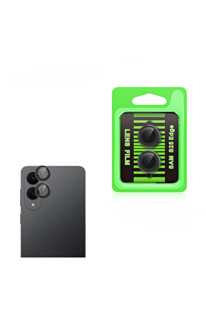 Alan Tech Galaxy S25 Edge Camera Lens Protector Metal Full Compatible Premium