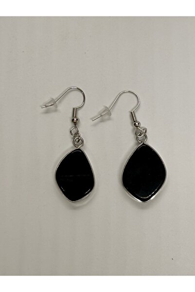 gemsartdeco Obseidian Natural Stone Earrings