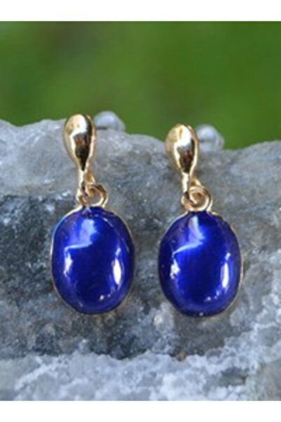 Stoneage Mineli Civit Blue Earrings - Blue -