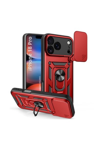 HANPORIUM حافظة تانك متوافقة مع هاتف Apple iPhone 18 Pro مع حلقة حماية إضافية...