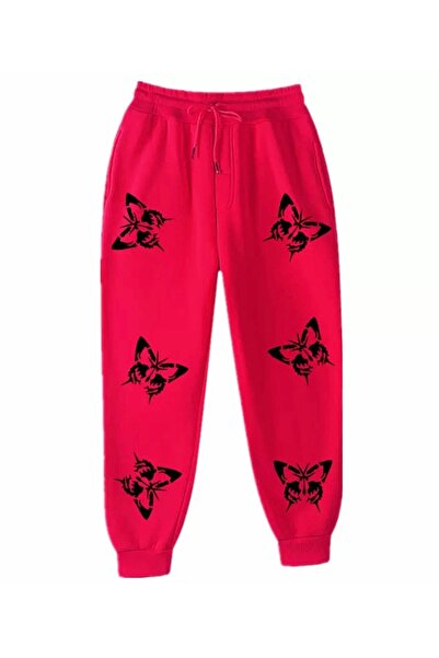 NIGRUM PARDUS Black Butterfly Printed 2-Strand Fleece Double Pocket Winter Gi...