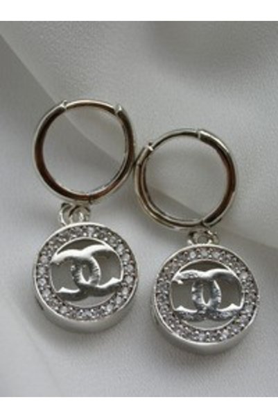 Stoneage Zircon Stone Earrings - Silver Color -