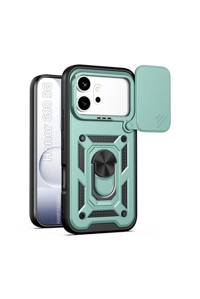 HANPORIUM Honor 600 compatible tank case - ring stand extra impact protection...