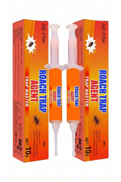 JUE-FISH Cockroach Gel Bait Trap Master (Pack of 2 x 10g) – Highly Effective ...