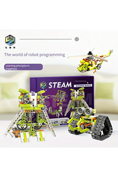Genel Markalar Pilli Robotik Kodlama Eğitim Seti – Yapı Blokları ile Robot ve...
