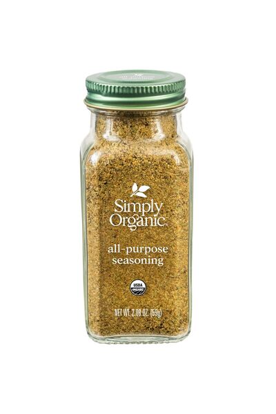 Simply Organic All-Purpose Seasoning Blend, 2.08 Ounce Jar, Great on Chicken,...
