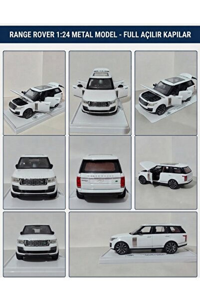 Ada Bazaar Range Rover 1:24 Ölçek Metal Model Araba Full Açılır Kapılar Sesli...