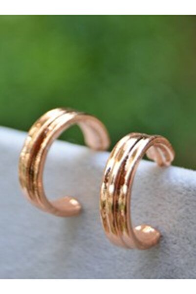Stoneage Ring Earrings - Gold Color -