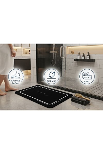HerŞey Marketing 1 τεμάχιο 40x60 εκ. Χαλάκι μπάνιου με αντιολισθητική βάση, α...