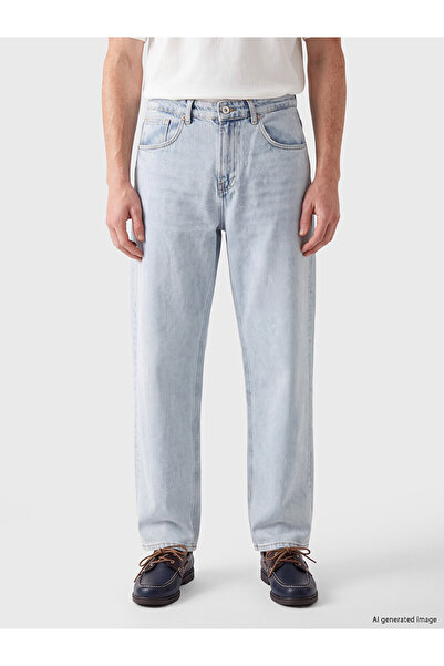 LC Waikiki Trendlucky 710 Loose Fit Men's Jean Pants with Difference in Color