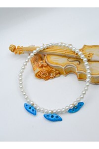 Stoneage Suriyan Eye Necklace - White -