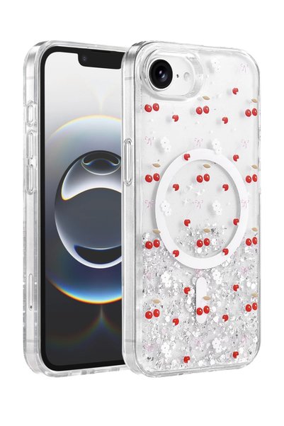 Generic Brand غطاء Onegif Apple iPhone 17E المتوافق مع تقنية Misk Simli Magsa...