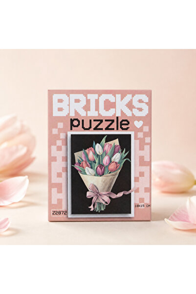 Doğasüs Bricks Puzzle Çiçek Model 100 Parça 10x15