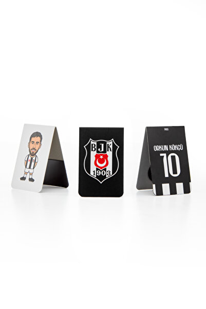 Beşiktaş Orkun Kökçü 3-Piece Magnetic Bookmark Set - Licensed Original