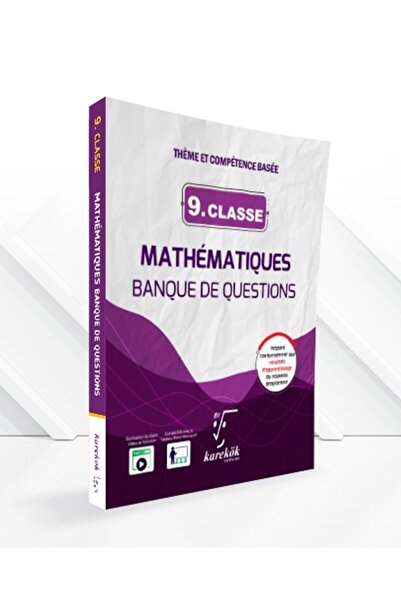 Karekök Yayınları 2026-2027 MÜFREDAT 9. CLASSE MATHEMATIQUES BANQUE DE QUESTIONS