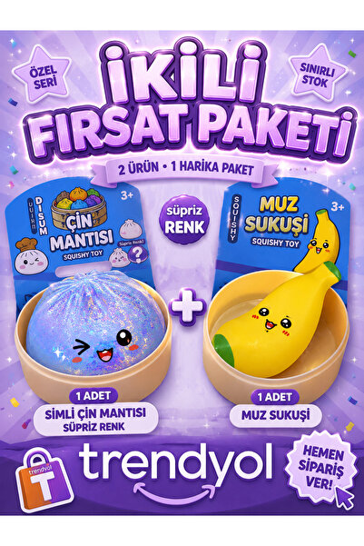 ARAT DİAMOND TOYS %100 SİMLİ ÇİN MANTISI + MUZ SUKUŞİ OYUNCAK ( 2’li paket)