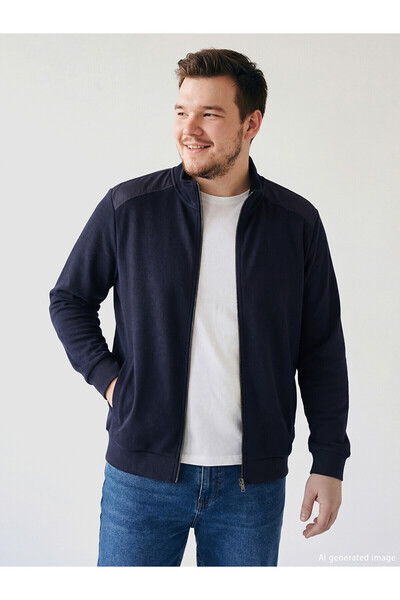 LC Waikiki Alita city men's stand collar zippered sweatshirt with a difference