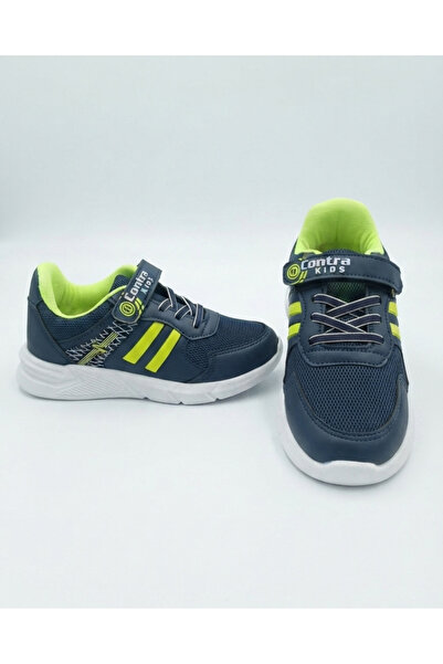 Enes Ayakkabıcılık Girl's velcro lace detailed orthopedic daily sneaker sport...