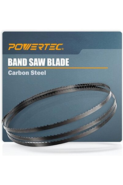 POWERTEC 59-1/2 Inch Bandsaw Blades, 3/8" x 18 TPI Band Saw Blades for WEN 39...