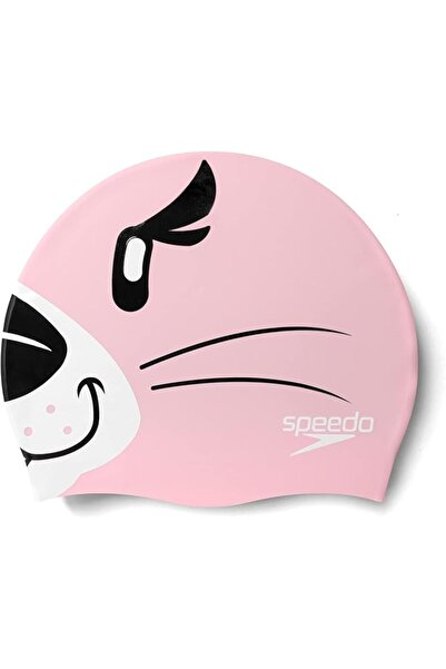 SPEEDO Printed Character Cap IU LTS Pink/Black ARIA Blossom/White