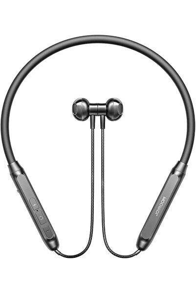Joyroom سماعات رأس لاسلكية JR-D8 تُعلق حول الرقبة - أسود