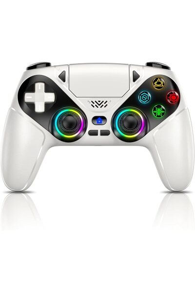 GENERAL وحدة تحكم لاسلكية Gamrombo LED لجهاز PS5، متوافقة مع PS5 Pro/Slim/PC،...