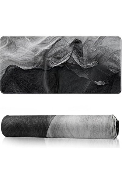 GENERAL Large Mouse Pad 900x400mm Grey, Extended Gaming Mouse Pad with Non-Sl...