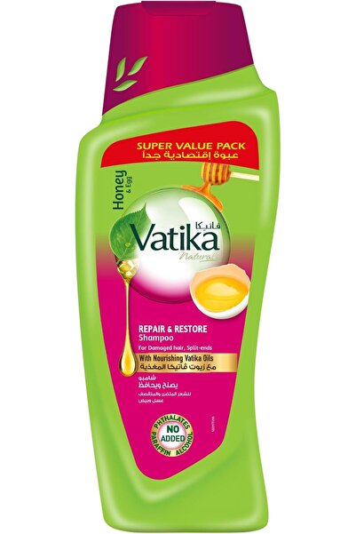 Vatika Ayurveda شامبو فاتيكا ناتشورالز للإصلاح والترميم 700 مل |   مُغنى بمست...