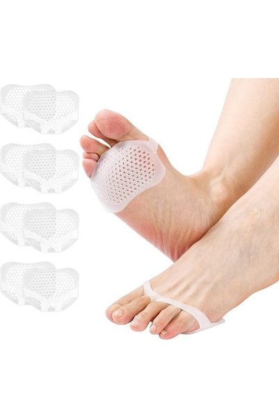 SYOSI وسادات الأصابع، وسادة محسنة لمنطقة مشط القدم (8 قطع)، وسادات جل لتخفيف ...