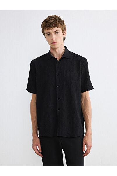 LC Waikiki Trendlucky with Difference Regular Fit Short Sleeve Men's Shirt