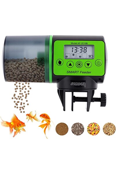 SZMDLX Automatic Fish Feeder for Aquarium, Fish Tank Accessories with Timer D...