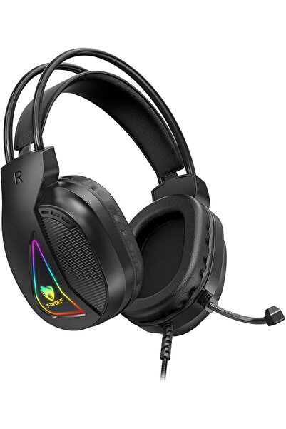 Qiccijoo Wired USB Gaming Headset for PC 7.1 Surround Sound Computer Headphon...