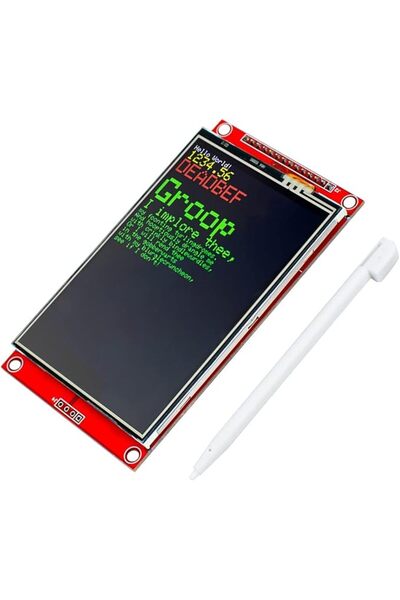 TERRIFI شاشة عرض LCD مقاس 3.5 بوصة بدقة 480×320 مع لوحة لمس TFT ووحدة عرض SPI...