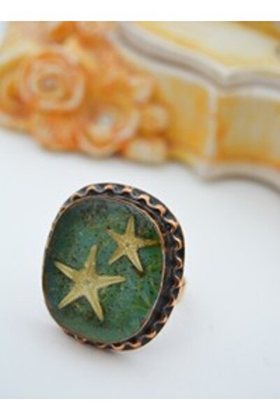 Stoneage Real Starfish Design Ring