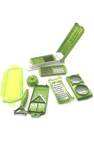 Nicer Dicer قطاعة الخضار والفواكه سوبر سلايسر بلس متعددة الاستخدامات 12 قطعة