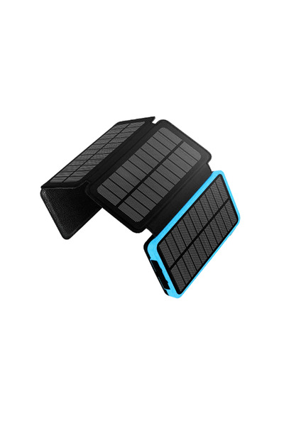 Bass Polska Baterie externă solară portabilă cu lanternă LED, 25000 mAh, 5958