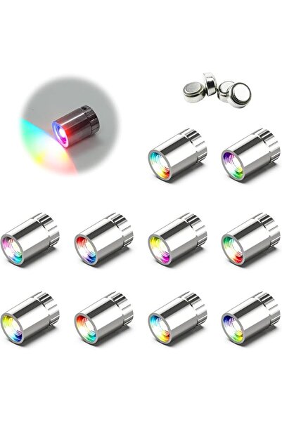 SWIUKPHE 10 قطع من أضواء LED اللاسلكية المصغرة للوحات الفنية، كشافات صغيرة تع...