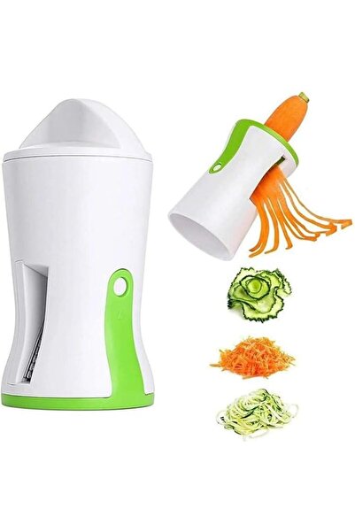 Yelajoy White Vegetable Spiralizer, Handheld Spiral Cutter for Veggie Noodles...
