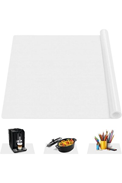 TERRIFI 2 Pcs Silicone Mat Set, Desk Saver Pad, Non-Slip Craft Mats, Matte Pr...
