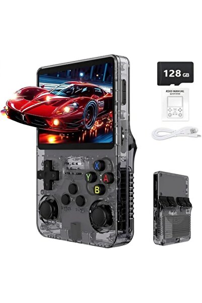 GENERAL جهاز ألعاب محمول كلاسيكي CalmWave R36S مع شاشة IPS 3.5 بوصة، سعة 64/1...