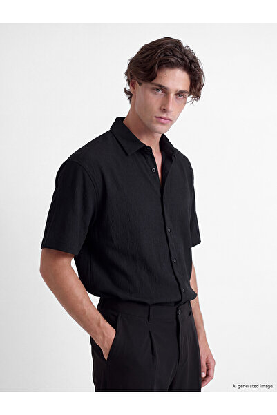 LC Waikiki Trendlucky with Difference Regular Fit Men's Short Sleeve Shirt