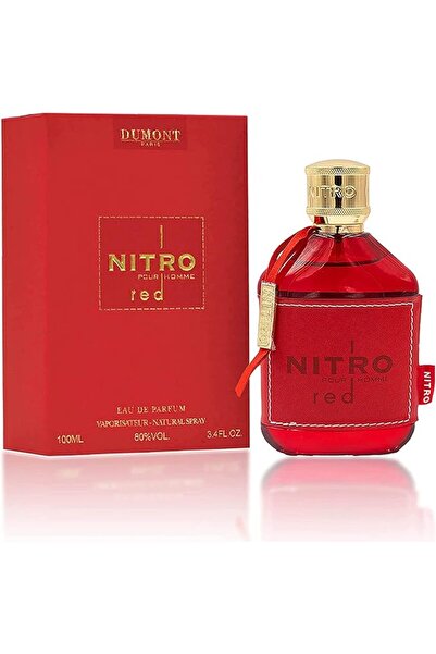 Dumont نيترو ريد - 3.4 أونصة - عطر فاخر للرجال - روائح فواكه وخشبية وزهرية ور...