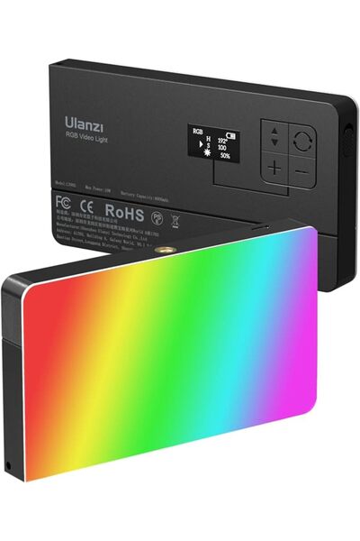 ULANZI Select ضوء فيديو RGB من ULANZI طراز PL-01، ضوء كاميرا RGB محمول مع بطا...