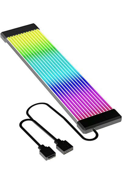 LUOCUTE ARGB Motherboard Cable, RGB 5V 3 Pin Flexible Silicone Sync Extension...