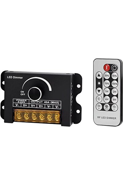 TERRIFI جهاز تحكم في إضاءة شريط LED، يعمل بجهد 5-24 فولت تيار مستمر و40 أمبير...