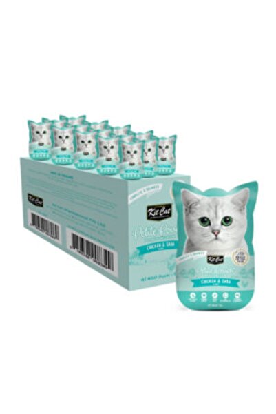Kit Cat Petite Pouch 70g – Chicken & Saba (1*10) Pouches/Box